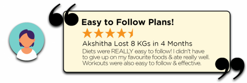 Akshitha Lost 8 KGs in 4 Months